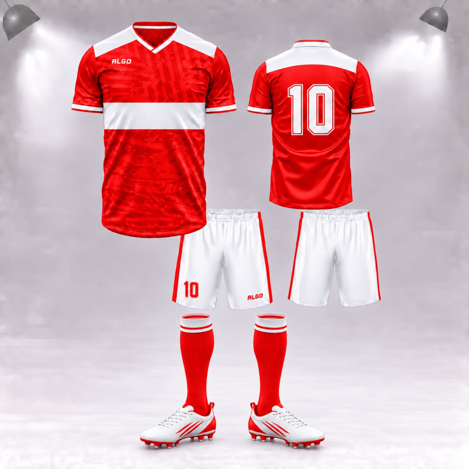 Red and Blue Full Team Kit