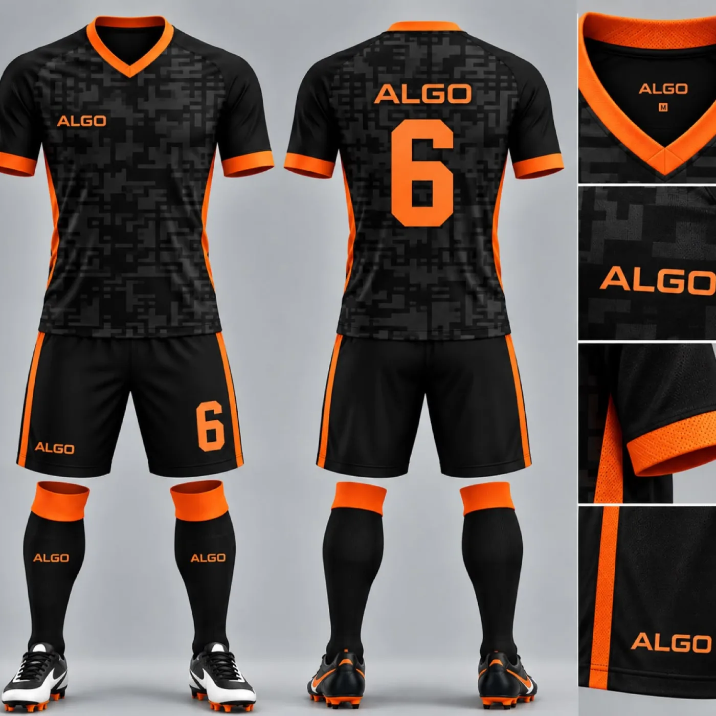 Blue and Black Team Kit